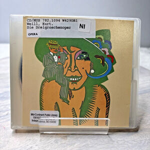 Kurt Weill – Die Dreigroschenoper [CD, Opera, Library Copy] Threepenny Opera Bre